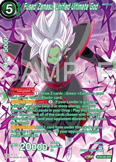 Fused Zamasu, Unified Ultimate God (SPR) - BT26-083