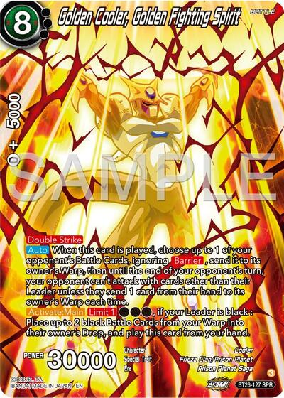 Golden Cooler, Golden Fighting Spirit (SPR) - BT26-127