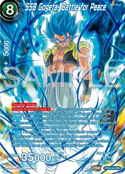 SSB Gogeta, Battle for Peace (SPR) - BT26-044