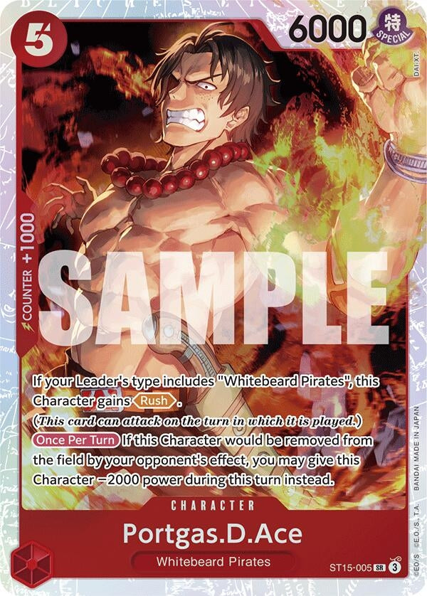 Portgas.D.Ace (ST15-005) (ST-15: Starter Deck 15 RED Edward.Newgate)
