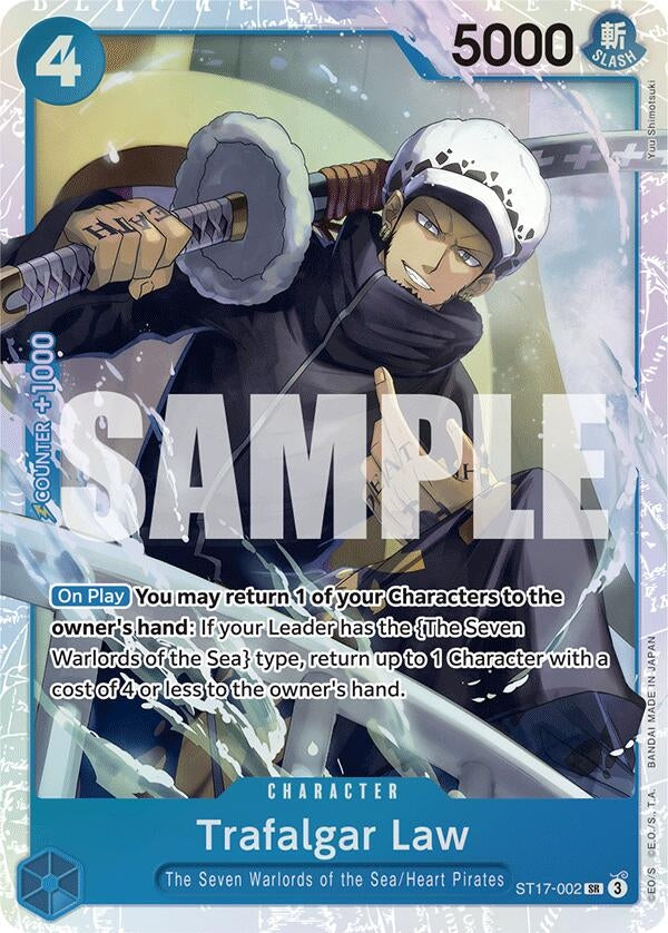 Trafalgar Law (ST17-002) (ST17-002) (ST-17: Starter Deck 17 BLUE Donquixote Doflamingo)