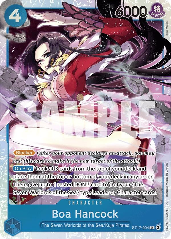 Boa Hancock (ST17-004) (ST-17: Starter Deck 17 BLUE Donquixote Doflamingo)