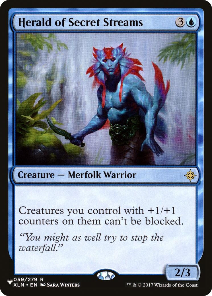Herald of Secret Streams (059/279) (The List Reprints)