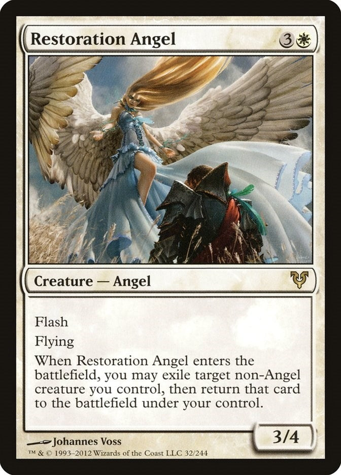 Image for Restoration Angel (32) (Avacyn Restored) (AVR) - Magic: The Gathering