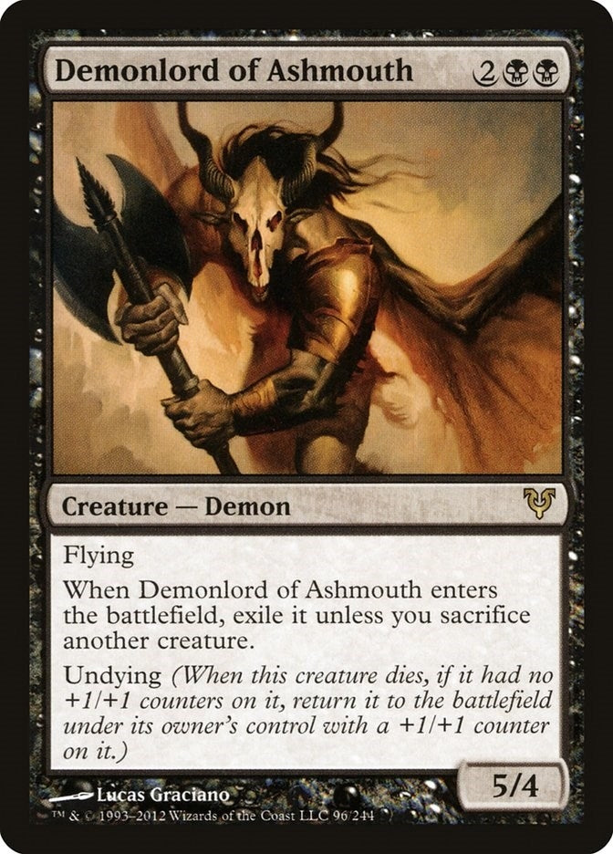 Image for Demonlord of Ashmouth (96) (Avacyn Restored) (AVR) - Magic: The Gathering