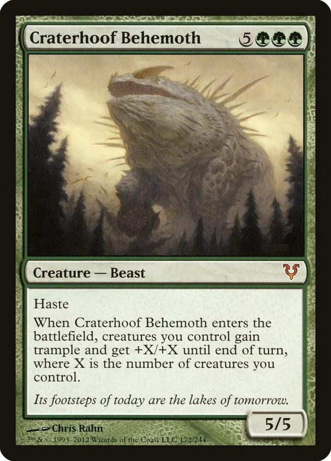 Image for Craterhoof Behemoth (172) (Avacyn Restored) (AVR) - Magic: The Gathering