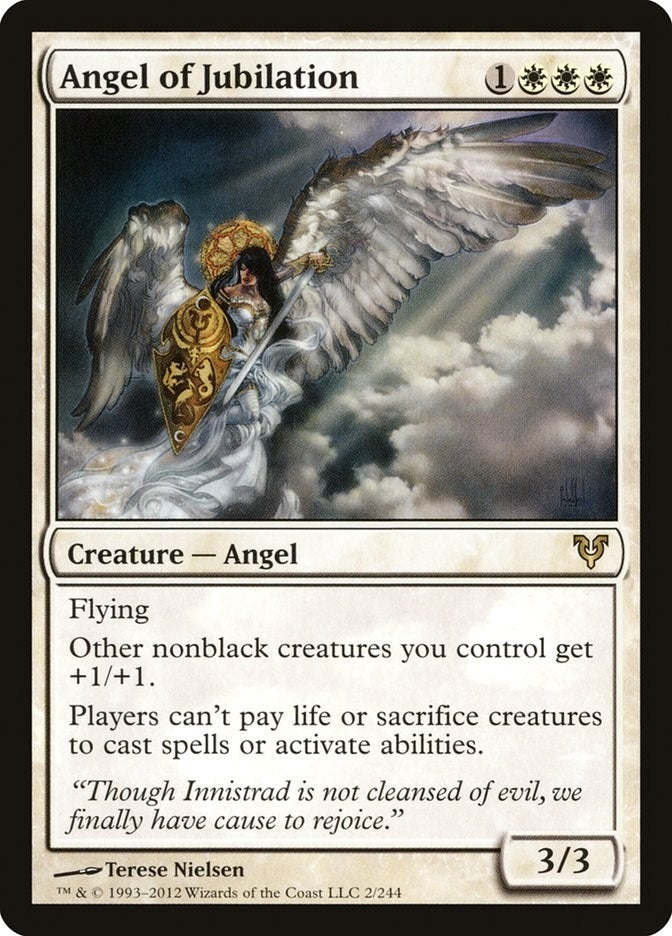 Image for Angel of Jubilation (2) (Avacyn Restored) (AVR) - Magic: The Gathering