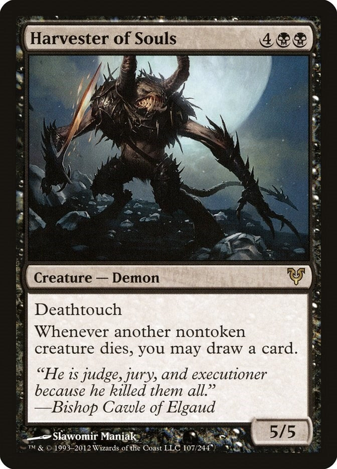 Image for Harvester of Souls (107) (Avacyn Restored) (AVR) - Magic: The Gathering