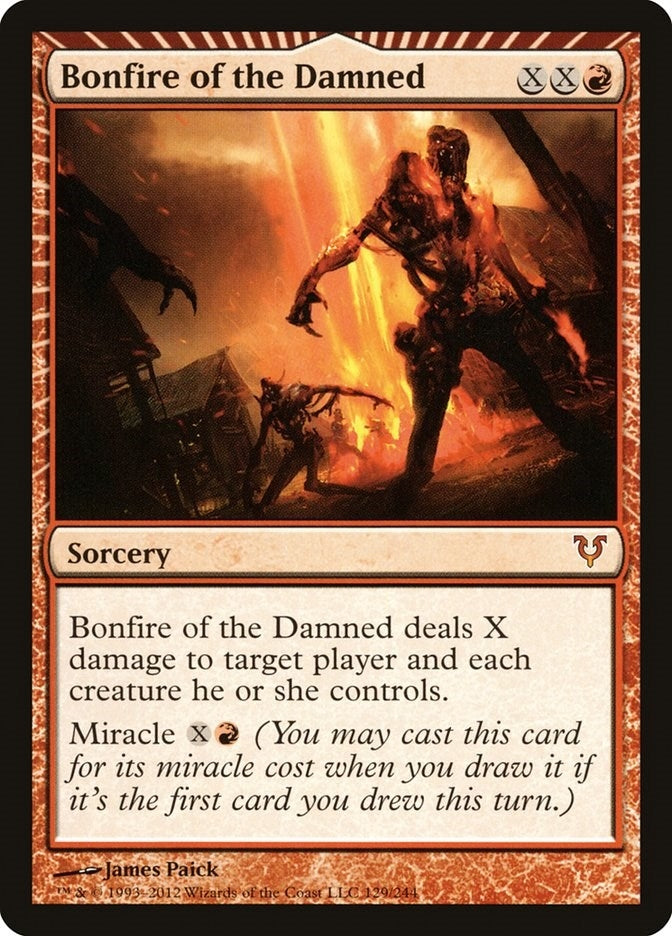 Image for Bonfire of the Damned (129) (Avacyn Restored) (AVR) - Magic: The Gathering