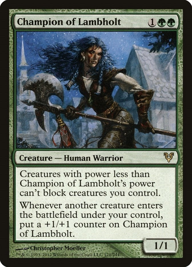 Image for Champion of Lambholt (171) (Avacyn Restored) (AVR) - Magic: The Gathering