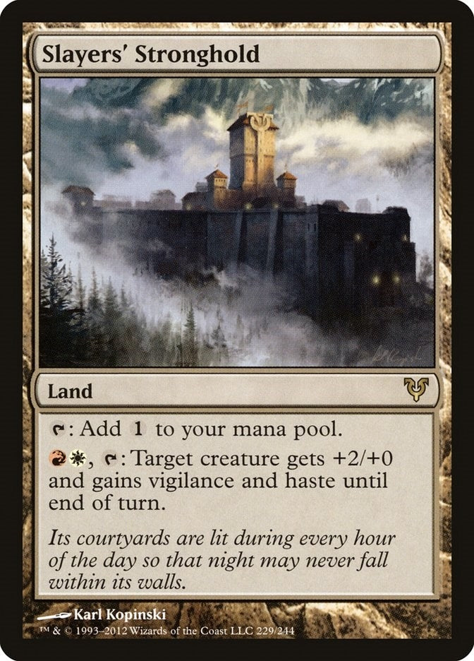 Image for Slayers' Stronghold (229) (Avacyn Restored) (AVR) - Magic: The Gathering