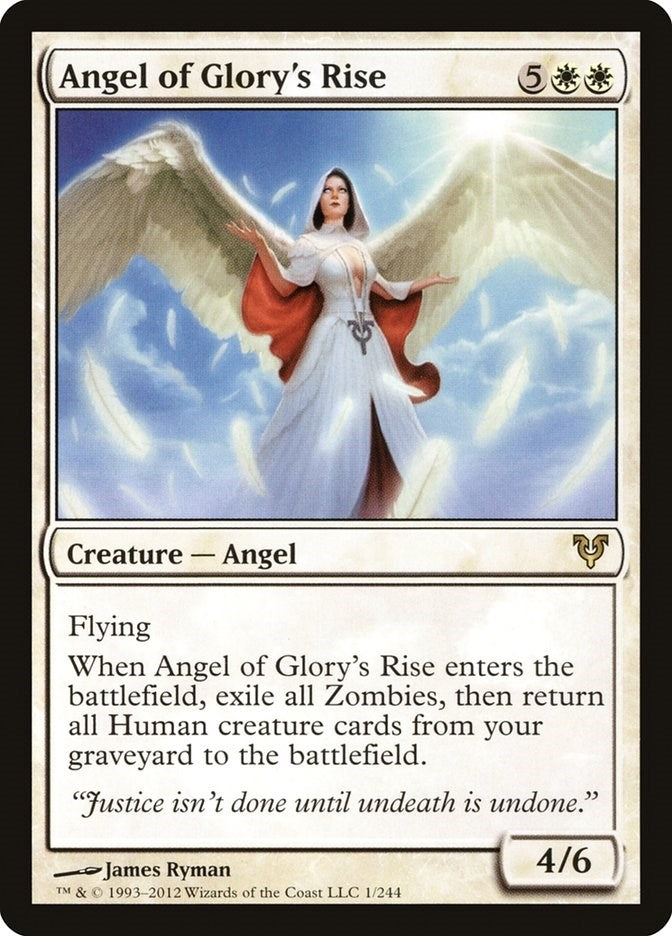 Image for Angel of Glory's Rise (1) (Avacyn Restored) (AVR) - Magic: The Gathering