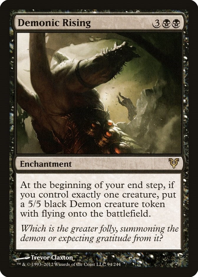 Image for Demonic Rising (94) (Avacyn Restored) (AVR) - Magic: The Gathering