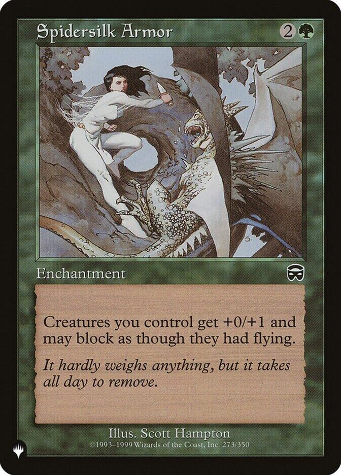Image for Spidersilk Armor (273/350) (The List Reprints) (LIST) - Magic: The Gathering