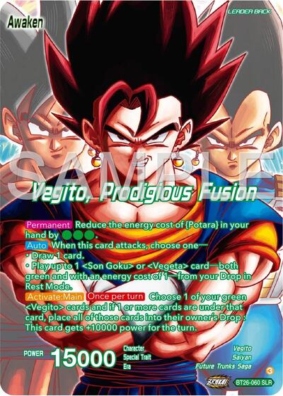 Son Goku & Vegeta // Vegito, Prodigious Fusion (Alternate Art) - BT26-060