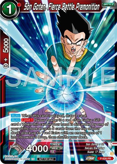 P-626  - Son Goten, Fierce Battle Premonition (Zenkai Series Tournament Pack Vol.9)