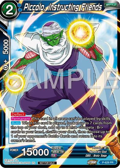 P-629  - Piccolo, Instructing Friends (Zenkai Series Tournament Pack Vol.9)