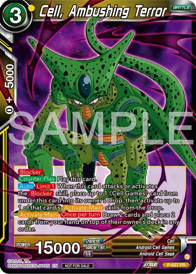 P-637  - Cell, Ambushing Terror (Zenkai Series Tournament Pack Vol.9)