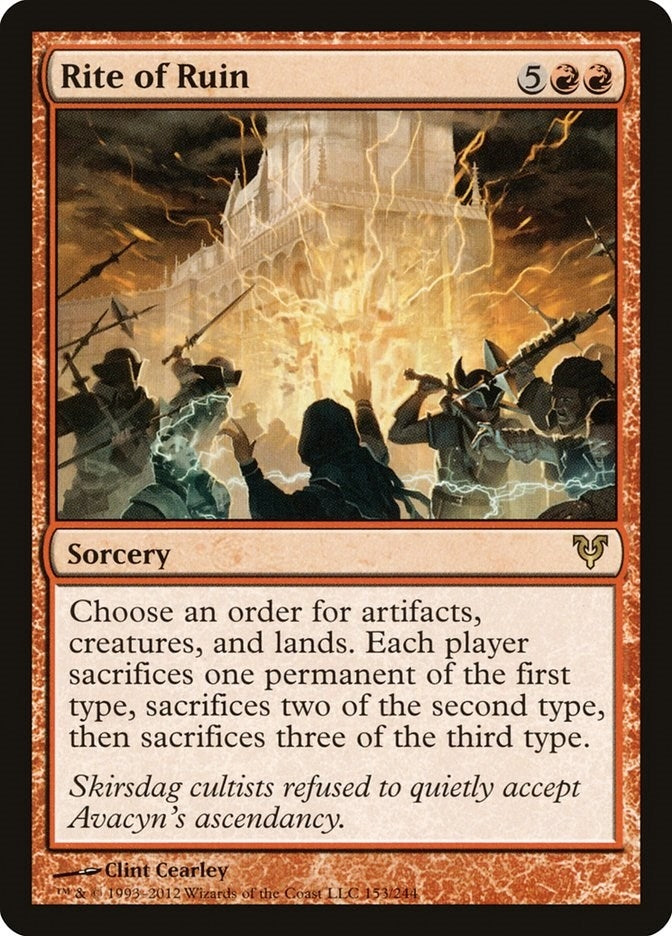 Image for Rite of Ruin (153) (Avacyn Restored) (AVR) - Magic: The Gathering