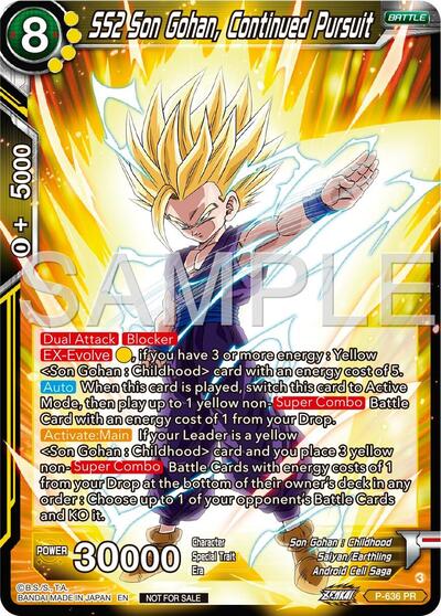 P-636  - SS2 Son Gohan, Continued Pursuit (Zenkai Series Tournament Pack Vol.9)