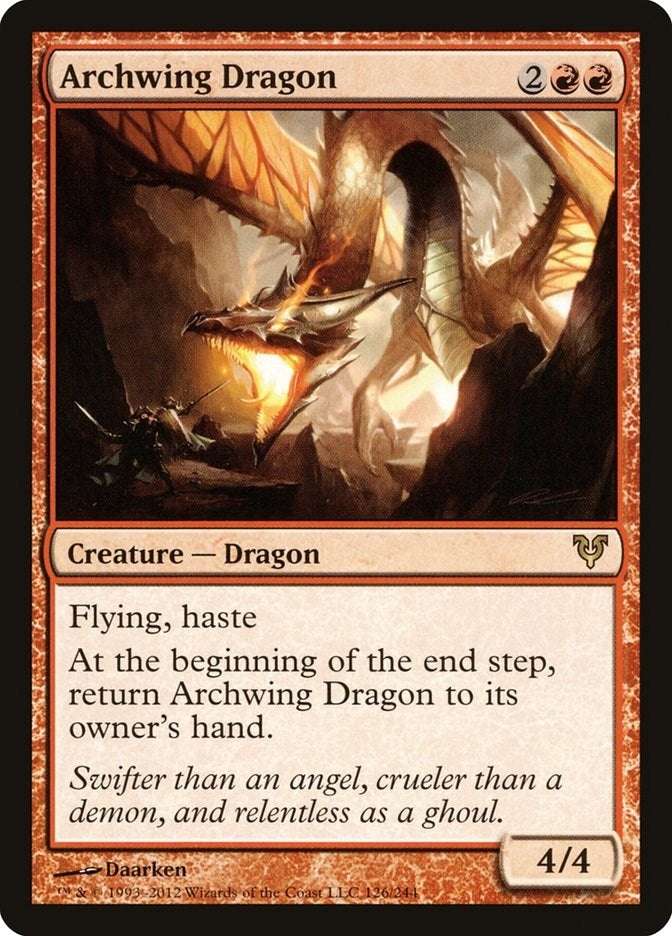 Image for Archwing Dragon (126) (Avacyn Restored) (AVR) - Magic: The Gathering