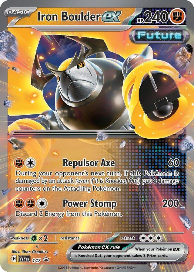 Image for Iron Boulder ex - 147 (147) (SVP) - Pokemon