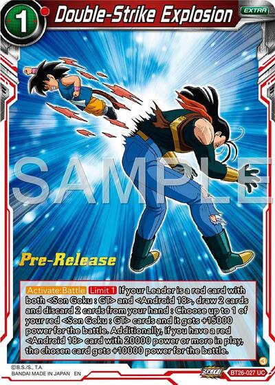 BT26-027 - PRE RELEASE STAMPED - Double-Strike Explosion