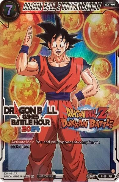 P-591  - DRAGON BALL Z DOKKAN BATTLE (Dragon Ball Games Battle Hour 2024 Promo Card Set)