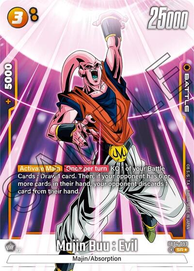 Majin Buu : Evil -  (Alternate Art) FB04-093