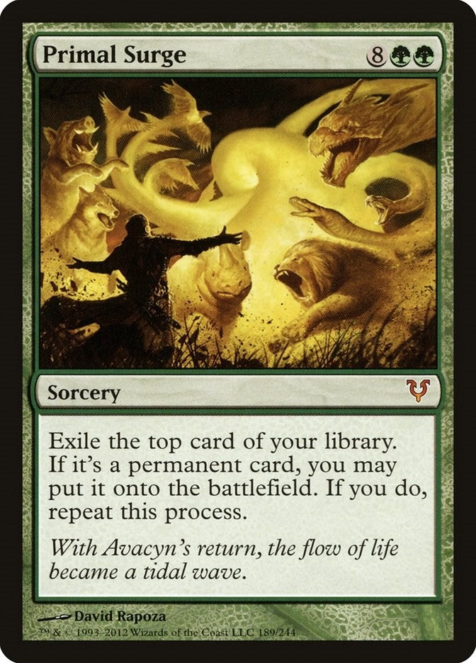 Image for Primal Surge (189) (Avacyn Restored) (AVR) - Magic: The Gathering