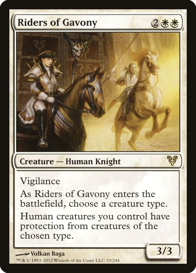 Image for Riders of Gavony (33) (Avacyn Restored) (AVR) - Magic: The Gathering