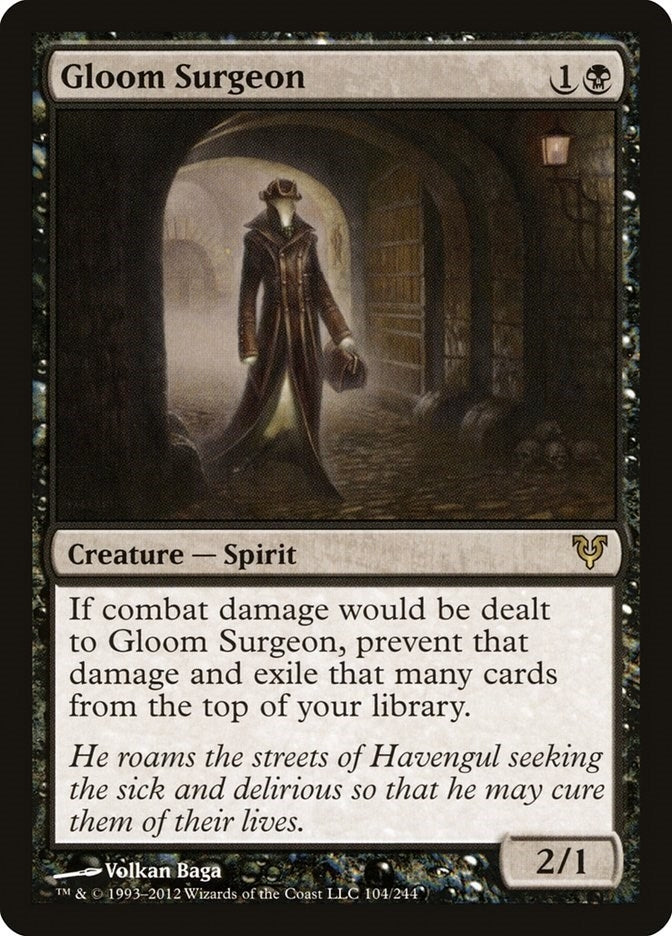 Image for Gloom Surgeon (104) (Avacyn Restored) (AVR) - Magic: The Gathering