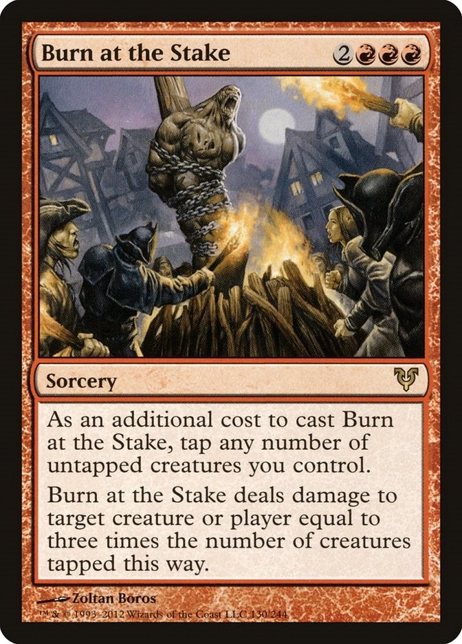 Image for Burn at the Stake (130) (Avacyn Restored) (AVR) - Magic: The Gathering