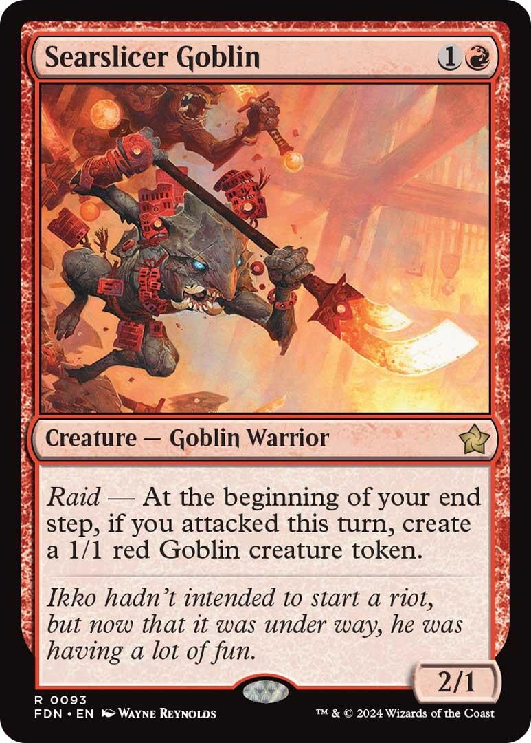 Image for Searslicer Goblin (93) (Foundations) - Magic: The Gathering