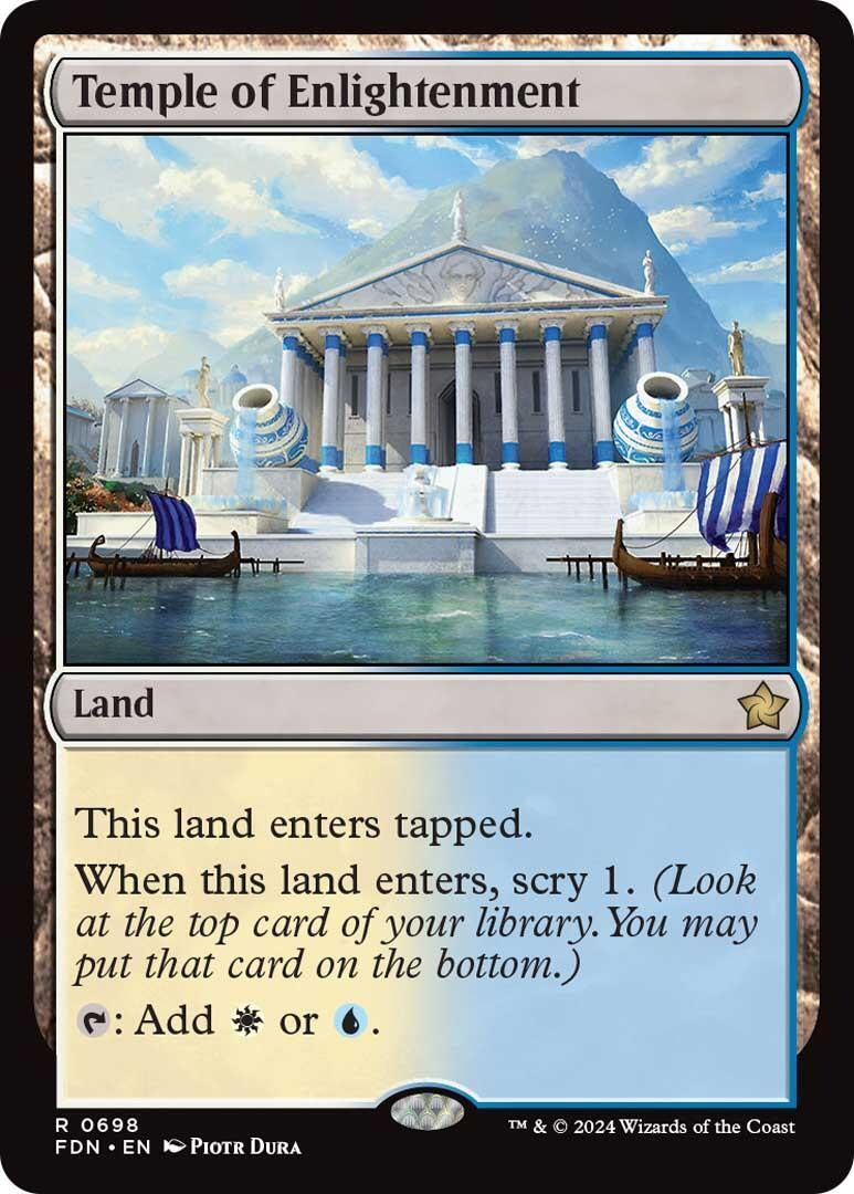 Image for Temple of Enlightenment (698) (Foundations) - Magic: The Gathering