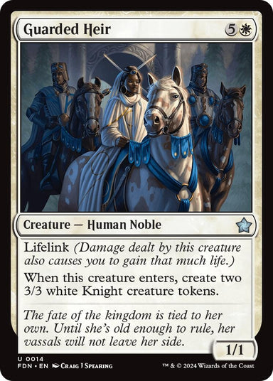 Image for Guarded Heir (14) (Foundations) - Magic: The Gathering