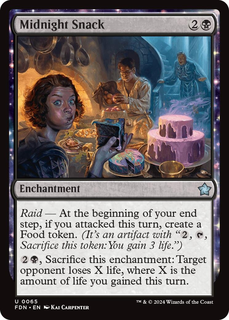 Image for Midnight Snack (65) (Foundations) - Magic: The Gathering