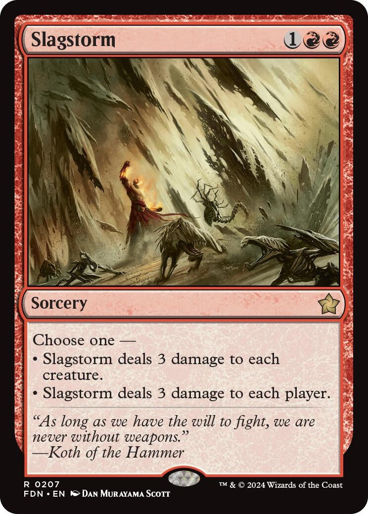 Image for Slagstorm (207) (Foundations) - Magic: The Gathering