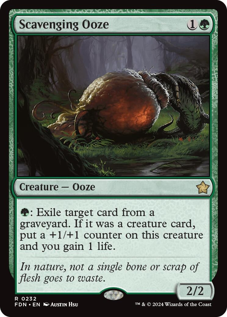 Image for Scavenging Ooze (232) (Foundations) - Magic: The Gathering