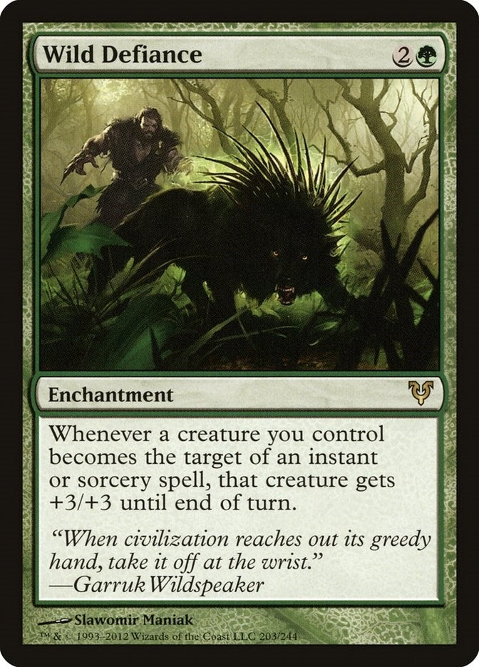 Image for Wild Defiance (203) (Avacyn Restored) (AVR) - Magic: The Gathering