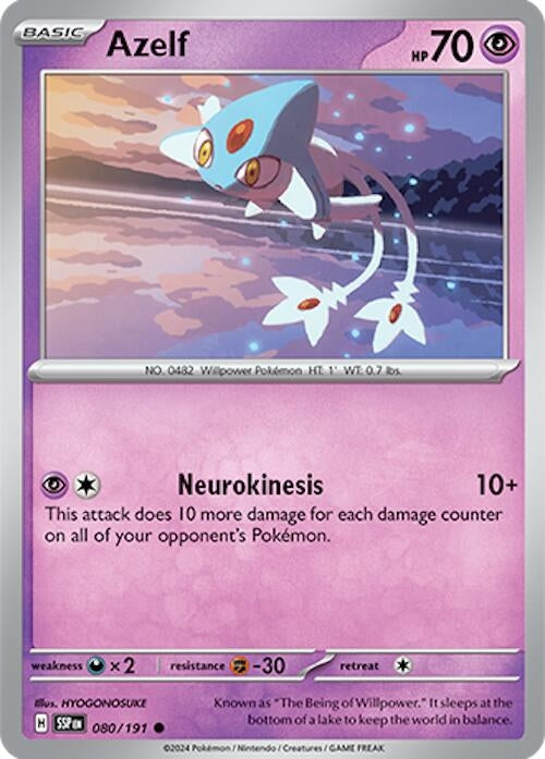 Image for Azelf (080/191) (SV08: Surging Sparks) (SSP) - Pokemon