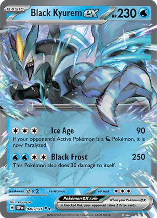 Image for Black Kyurem ex (048/191) (SV08: Surging Sparks) (SSP) - Pokemon