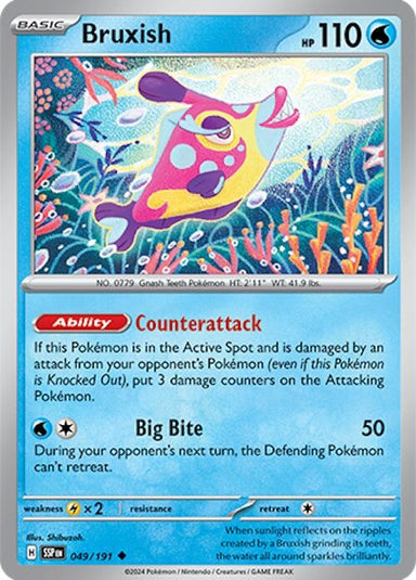 Image for Bruxish (049/191) (SV08: Surging Sparks) (SSP) - Pokemon