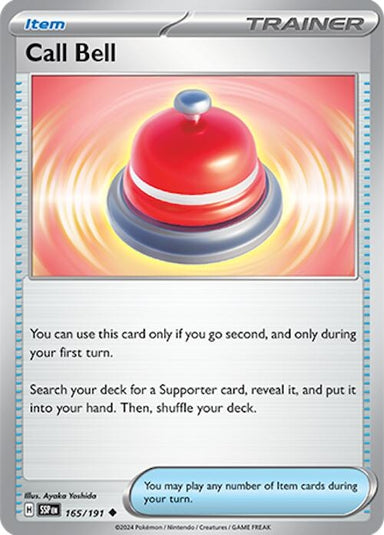 Image for Call Bell (165/191) (SV08: Surging Sparks) (SSP) - Pokemon