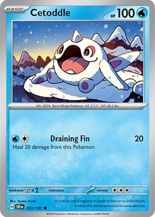 Image for Cetoddle (053/191) (SV08: Surging Sparks) (SSP) - Pokemon