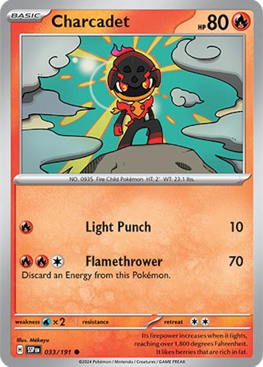 Image for Charcadet (033/191) (SV08: Surging Sparks) (SSP) - Pokemon