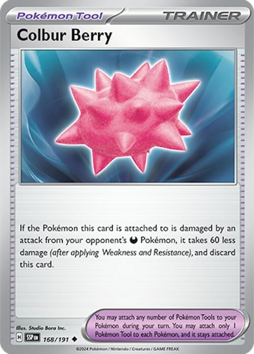 Image for Colbur Berry (168/191) (SV08: Surging Sparks) (SSP) - Pokemon