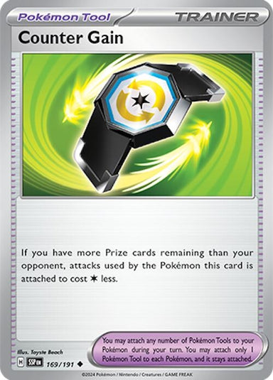 Image for Counter Gain (169/191) (SV08: Surging Sparks) (SSP) - Pokemon