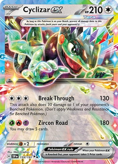 Image for Cyclizar ex (159/191) (SSP) - Pokemon