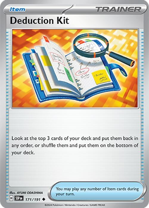 Image for Deduction Kit (171/191) (SV08: Surging Sparks) (SSP) - Pokemon